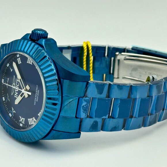 Invicta 37409 Pro Diver 44mm Turquoise Blue Quartz Stainless Steel Watch NEW - Picture 4 of 9